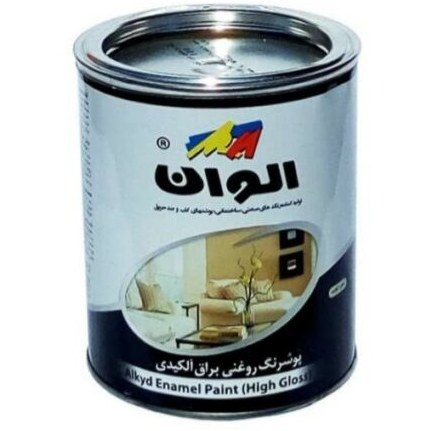 رنگ روغنی الوان سفید براق ۱ کیلوگرم