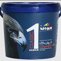 رنگ نیم پلاستیک الوان درجه 1 کلاسیک 12.5 کیلویی