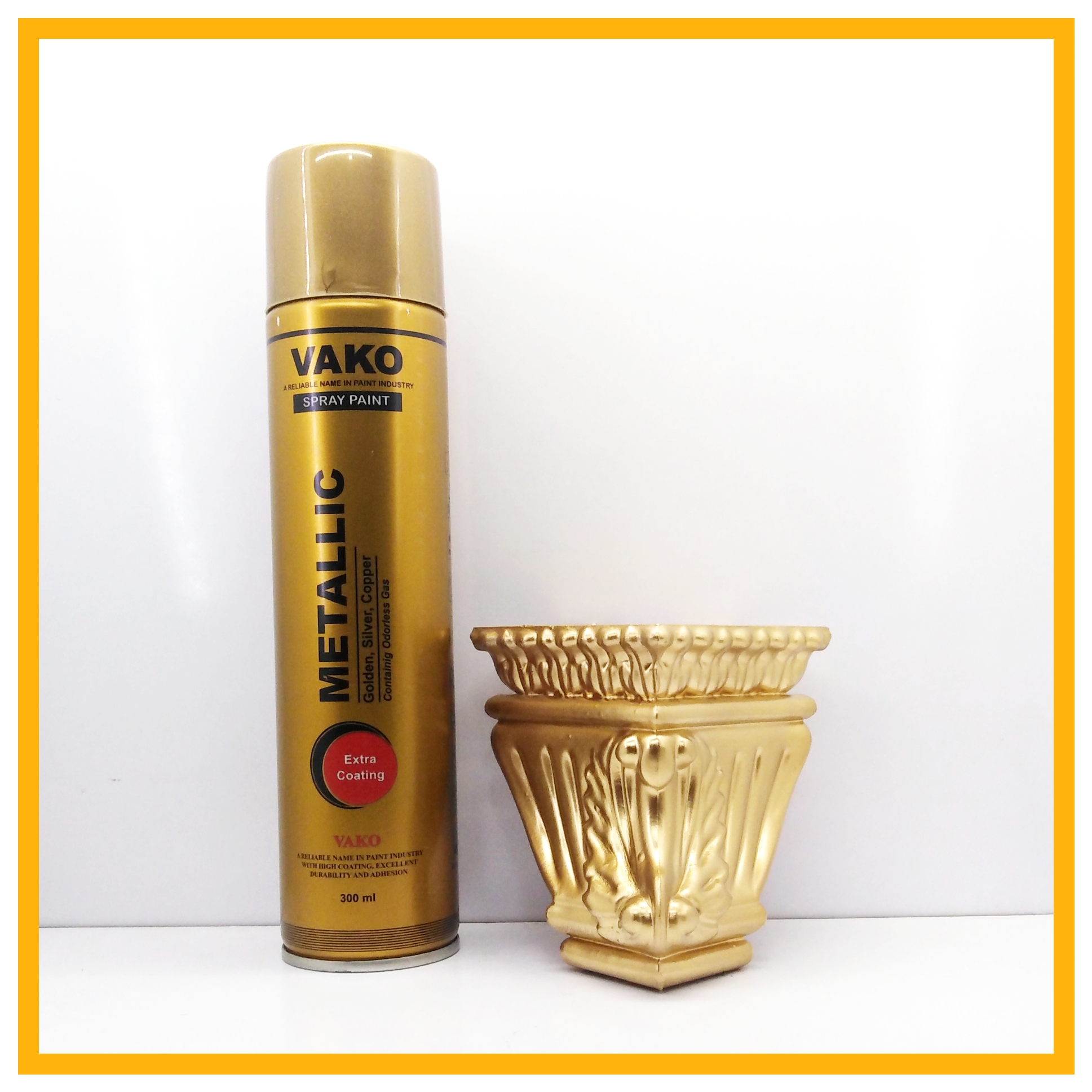 اسپری طلایی واکو حجم 300 میلی لیتر