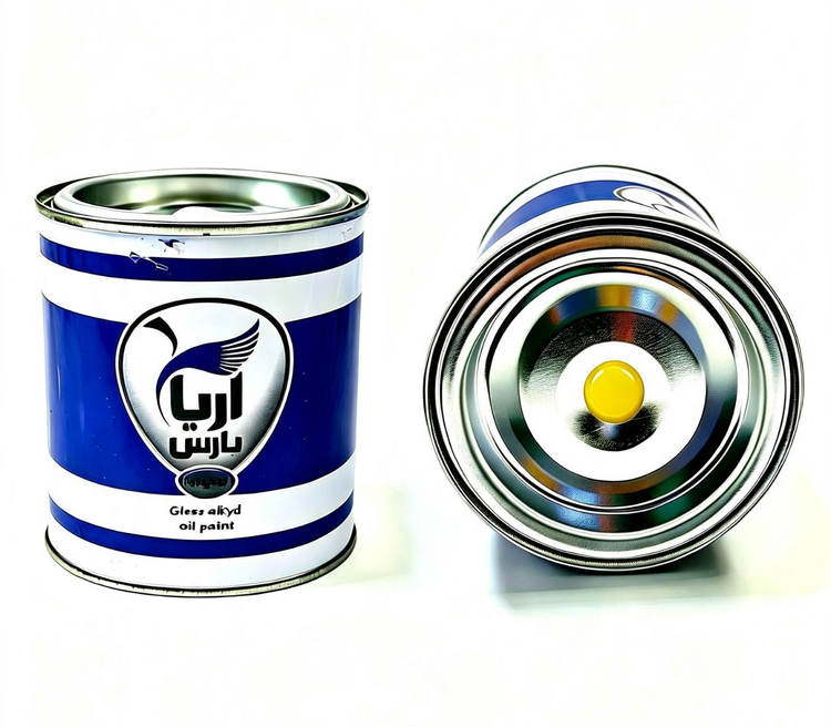 رنگ روغنی براق آریا پارس 250 گرمی