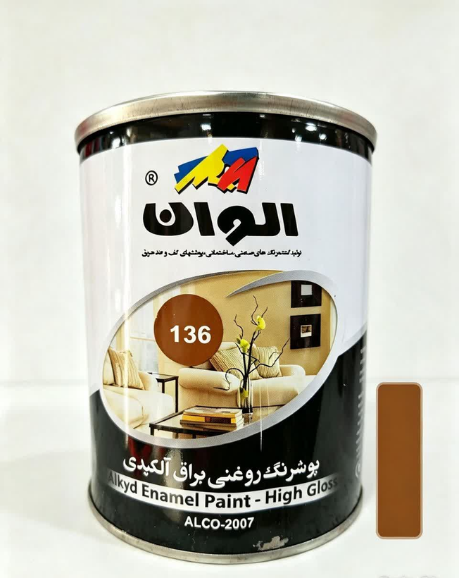 رنگ روغنی براق الوان یک کیلوگرم